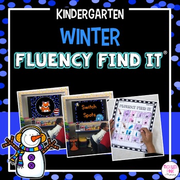 Preview of Winter Fluency Find It (Kindergarten)
