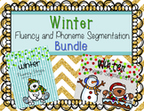 Winter Fluency and Phonemic Awareness Bundle