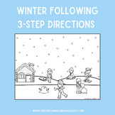 Winter Following 3-Step Directions