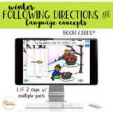 Winter Following Directions & Basic Concepts Boom Cards