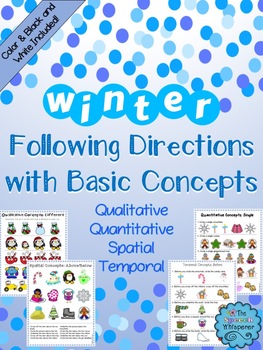 Preview of Winter Following Directions with Basic Concepts