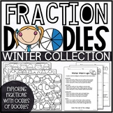 Winter Fractions Color by Number | Winter Fractions Activities