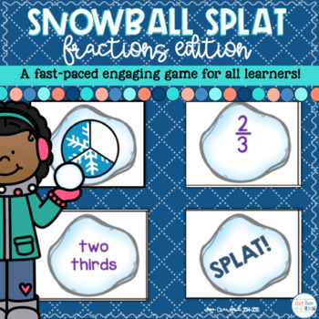 Preview of Winter Fractions Game Snowball SPLAT! 