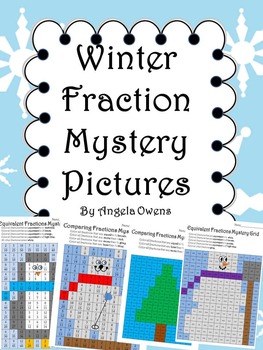 Preview of Winter Fractions Mystery Pictures