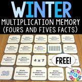 Fun Winter Multiplication Math Facts Game - Free Resource