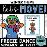 Winter Freeze Dance (With GIFS) - {Music and Non-Music Cla