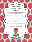 Winter Friendly Letter Freebie