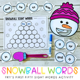 Winter Fry's Sight Words Activity Game - Sight Words 1-50 