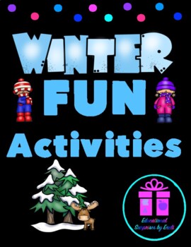 Preview of Winter Fun Activities - Winter Break Packet