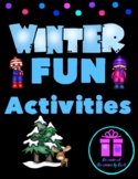 Winter Fun Activities - Winter Break Packet