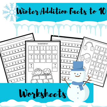 Preview of Winter  Fun Book NO PREP Activities Math and Worksheet