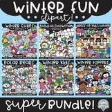 Winter Fun Clipart SUPER Bundle!