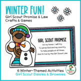 Winter Fun! - Girl Scout Promise & Law Crafts & Games - Da
