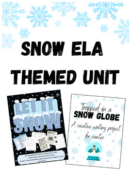 Preview of Winter Fun: Snowflake Bentley ELA & Trapped in a Snow Globe Adventure Writing