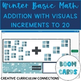 Winter Functional Math Adding W/ Images to 20 Boom Cards
