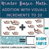 Winter Functional Math Adding W/ Images to 20 Boom Cards 2