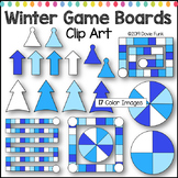 Winter Game Boards Clip Art