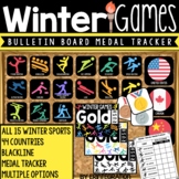 Winter Games 2022 Bulletin Board and Medal Tracker