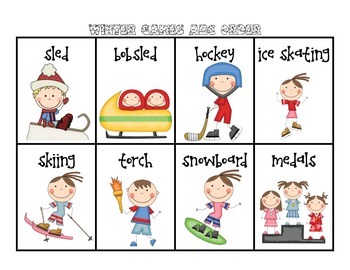 Winter Olympic Games! Math and Literacy Centers by Kerri B | TPT