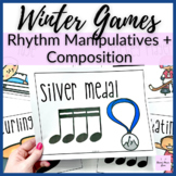 Winter Games Printable Rhythm Manipulatives + Composition 