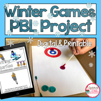 Preview of Winter Games Project Based Learning | Winter Olypmics Activities