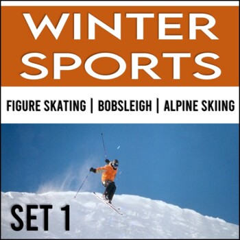 Preview of Winter Games Reading Passages: Figure Skating, Bobsleigh, Alpine Skiing