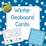 Winter Geoboard Cards