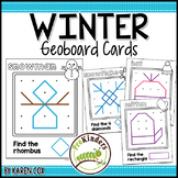 Winter Geoboards: Shape Activity for Pre-K Math