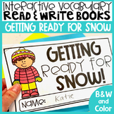 Winter Getting Dressed for Snow Vocabulary Readers | Winte