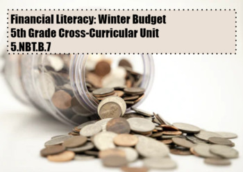 Preview of Winter Gift Budgeting: Financial Literacy and Decimals