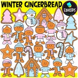 Winter Gingerbread Clip Art Set {Educlips Clipart}
