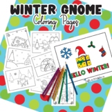 Winter Gnomes Coloring Pages | Printable Coloring Book