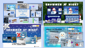 Preview of Winter Google Doc Bundle Activities