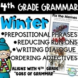 Winter Grammar 4th Grade Practice Activities