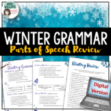 Winter Grammar Activities - Parts of Speech - DIGITAL 