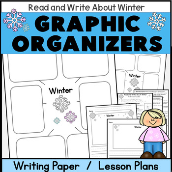 Preview of Winter Graphic Organizer Information Writing Activity Paper PLANS