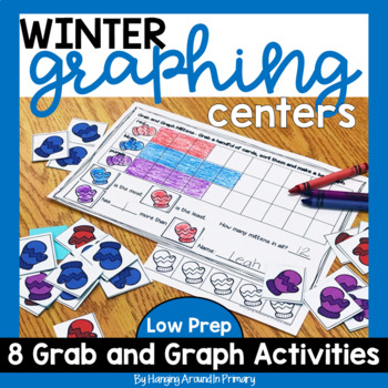 Preview of Winter Graphing | Data Management Winter Graphing Grab and Graph