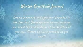 Preview of Winter Gratitude Journal | Black History Month | Valentine's Day | 100th Day 