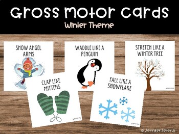 Preview of Winter Gross Motor Dice Game
