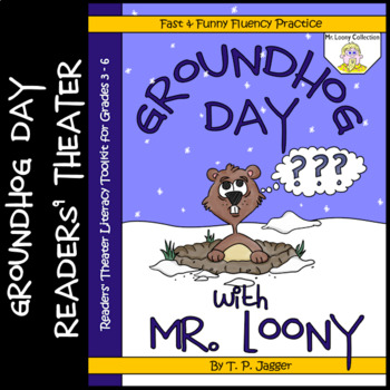 Preview of Winter Groundhog Day Readers Theater Script & Literacy Activities, Grade 3 4 5 6
