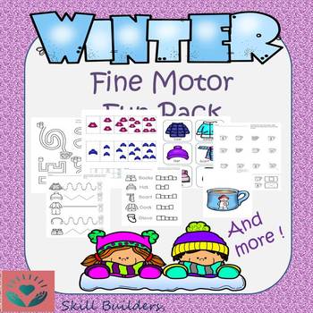 Preview of Occupational Therapy Winter Handwriting and Fine Motor Fun