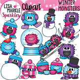 Warm Fuzzy Monsters Clipart Winter