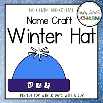 Preview of Winter Hat Name Craft