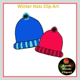 Winter Hats Clipart - Personal or Commercial Use