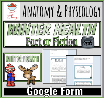 Preview of Winter Health Fact or Fiction: GOOGLE FORM