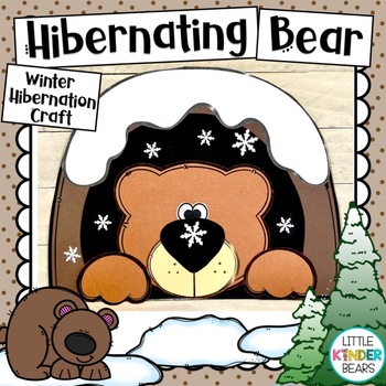 Preview of Winter | Hibernation Bear | Craft & Writing Activities