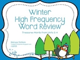Winter High Frequency Word Review Games