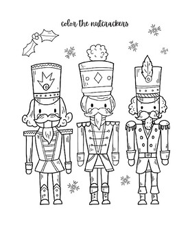 Winter Holiday Activity Pack: Coloring page, writing prompt, drawing prompt