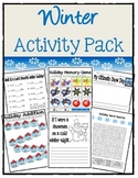 Elementary Winter / Holiday Pack: Themed Writing, Math Pra