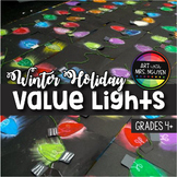 Winter Holiday Art: Holiday Value Lights